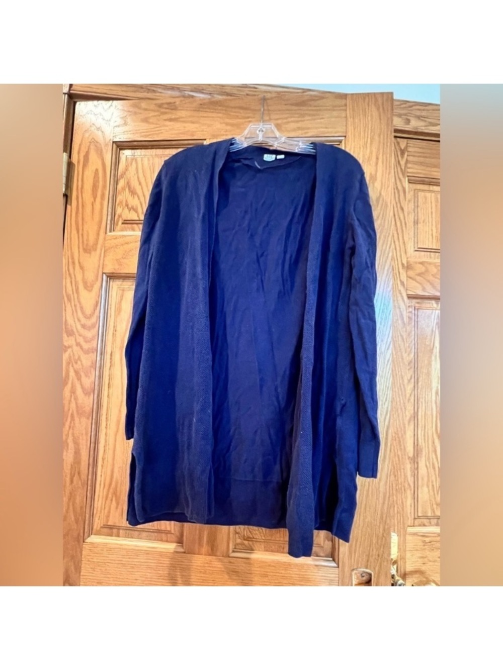 GAP Women's Navy Open-Front Cardigan